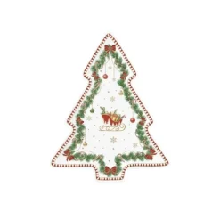 Oldenhof Magie de Noel bord 25,5 cm porselein