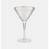 Oldenhof martiniglas met gouden rand 300 ml glas