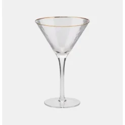 Oldenhof martiniglas met gouden rand 300 ml glas