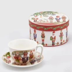 Oldenhof Nutcracker koffiekop met schotel porselein