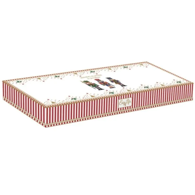 Oldenhof Nutcracker serveerbord notenkraker 36,5 cm porselein