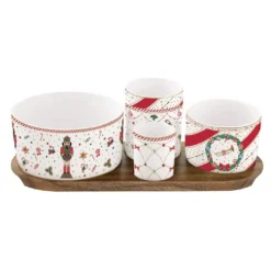 Oldenhof Nutcracker tapasset 29 x 13 cm 5-delig
