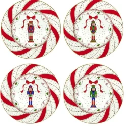 Oldenhof Nutcracker Twist dessertbord ø 19 cm 4 stuks