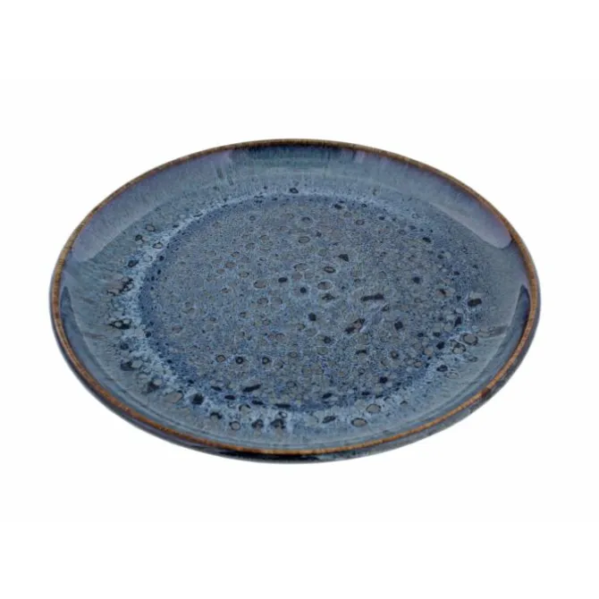 Oldenhof 1821 ontbijtbord ø 22 cm aardewerk indigo spickelblauw