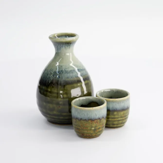 Oldenhof Oribe Irabo Sake Set 3-delig