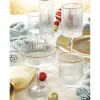 Oldenhof ORO champagneflûte met gouden rand 200 ml glas 2 stuks