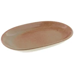 Oldenhof 1821 ovale schaal ø 30,5 x 21 cm aardewerk beige
