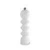 Oldenhof peper- of zoutmolen met ribbels 20 cm wit