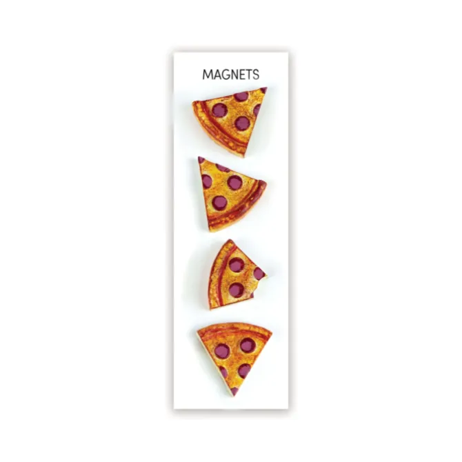 Oldenhof Pizza koelkastmagneten 4-delig