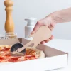 Oldenhof pizzasnijder gitaar hout rvs