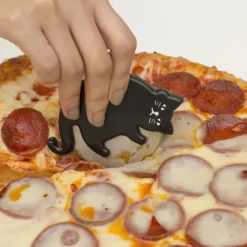 Oldenhof pizzasnijder kat zwart