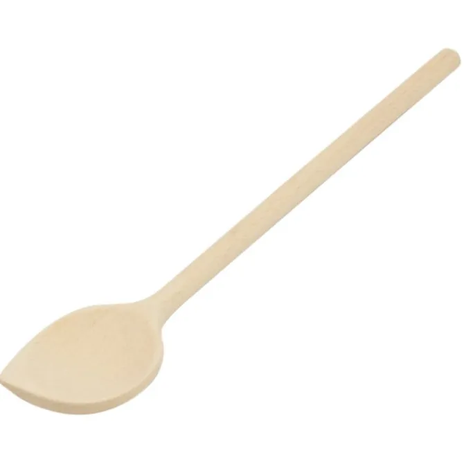 Oldenhof pollepel met punt 25 cm hout naturel