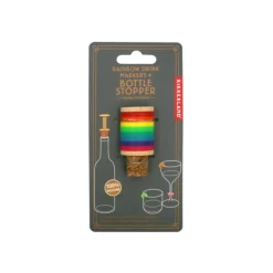 Oldenhof Regenboog glasmarkers + kurk silicone