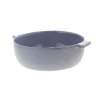 Oldenhof ronde ovenschaal ø 24 cm aardewerk lichtgrijs