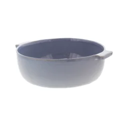 Oldenhof ronde ovenschaal ø 24 cm aardewerk lichtgrijs
