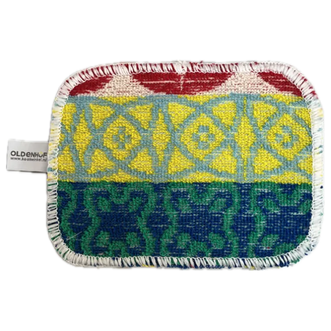 Oldenhof Scrubby multifunctionele doek 16 x 12 cm met grove en zachte zijde