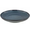 Oldenhof 1821 serveerbord ø 45 cm aardewerk indigo spickelblauw