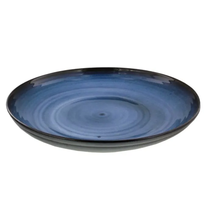 Oldenhof 1821 serveerbord ø 45 cm aardewerk azuurblauw