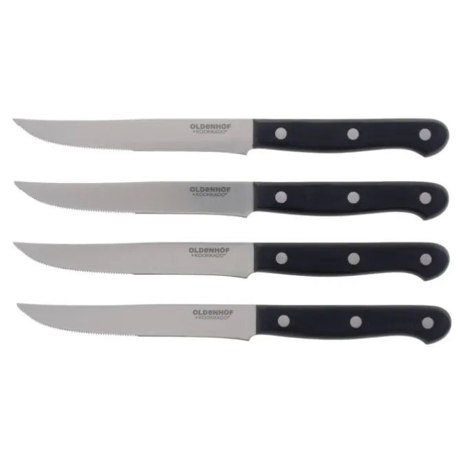 Oldenhof Solo steakmessenset met kartel 13 cm messenstaal 4