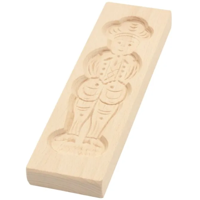 Oldenhof speculaasplank Man 24 cm hout
