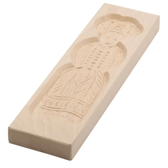Oldenhof speculaasplank vrouw 24,5 cm hout