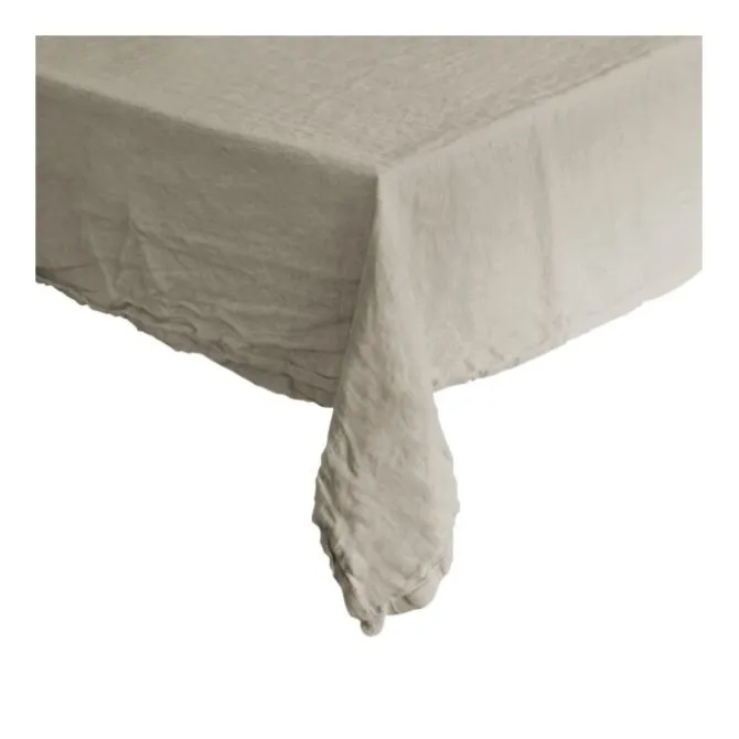 Oldenhof tafelkleed 142 x 400 cm linnen Basic Naturel Washed