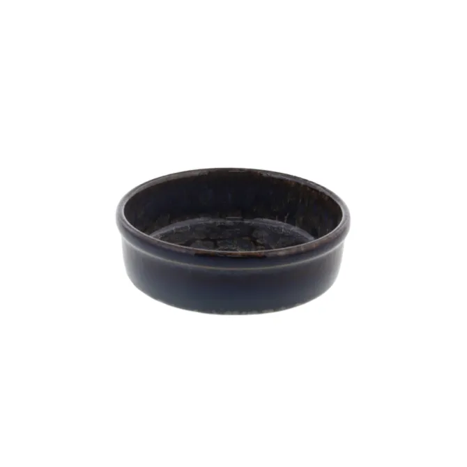 Oldenhof 1821 tapasschaal recht ø 13 x 3,5 cm aardewerk spickelblauw