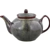 Oldenhof 1821 theepot 1 liter aardewerk mosgroen
