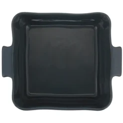Oldenhof vierkante ovenschaal 20 x 20 cm aardewerk blauw