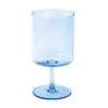 Oldenhof wijnglazen 360 ml blauw set van 2