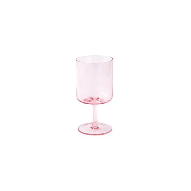 Oldenhof wijnglazen 360 ml roze set van 2