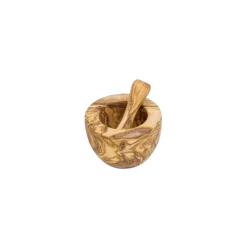 1821 Olijfhout vijzel ø 14 cm olijfhout
