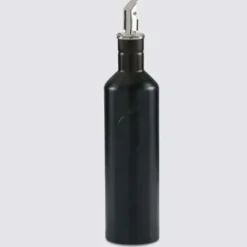 Olipac oliekan flesvormig 500 ml rvs mat zwart
