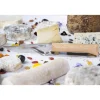 Opinel Cheese kaasmes met vork 25 cm rvs hout