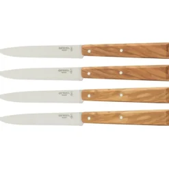 Opinel steakmessenset No. 125 11 cm rvs bruin 4 stuks