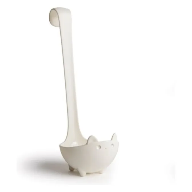 Ototo Katie soeplepel 27 cm kunststof wit
