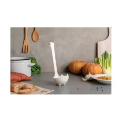 Ototo Katie soeplepel 27 cm kunststof wit