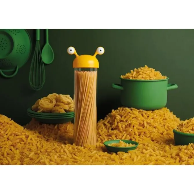 Ototo Noodle Monster voorraadpot 35 cm kunststof geel