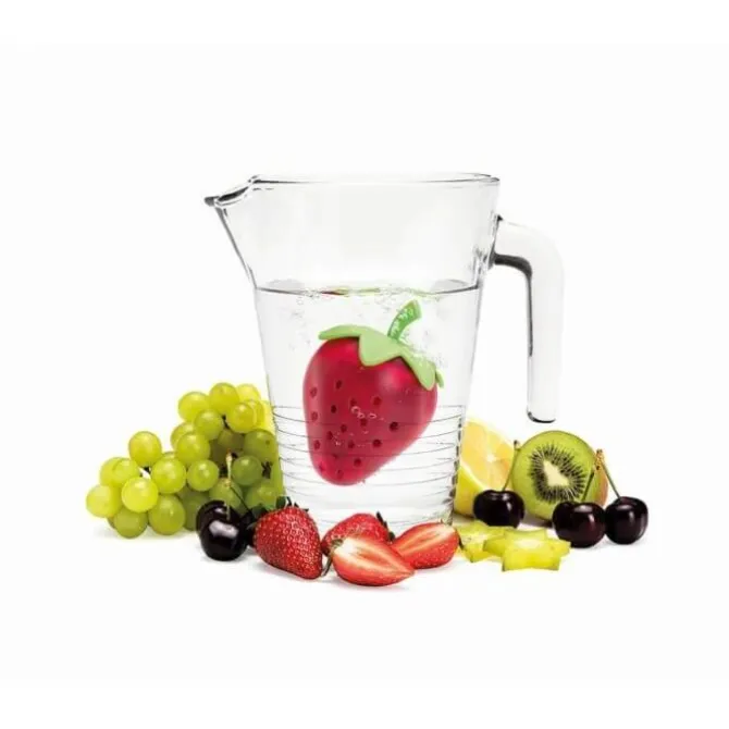 Ototo Tutti fruitinfuser ø 7 cm kunststof rood