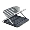 OXO Good Grips afdruiprek inklapbaar 35,5 x 41 cm aluminium