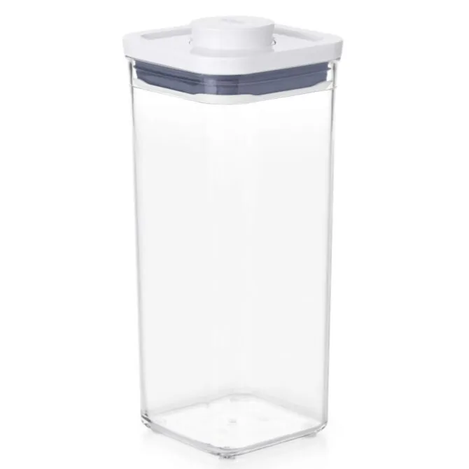 OXO Good Grips POP 2.0 voorraadpot vierkant 1,6 liter kunststof wit