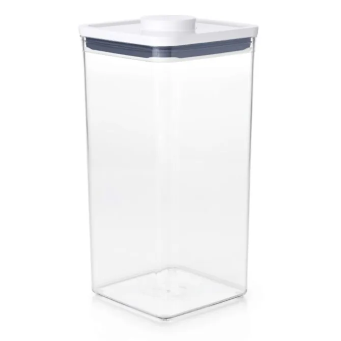 OXO Good Grips POP 2.0 voorraadpot vierkant 5,7 liter kunststof wit