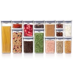 OXO Good Grips POP 2.0 voorraadpot rechthoekig 600 ml kunststof wit