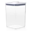 OXO Good Grips POP 2.0 voorraadpot vierkant 4,2 liter kunststof wit