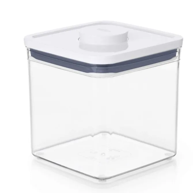 OXO Good Grips POP 2.0 voorraadpot vierkant 2,6 liter kunststof wit