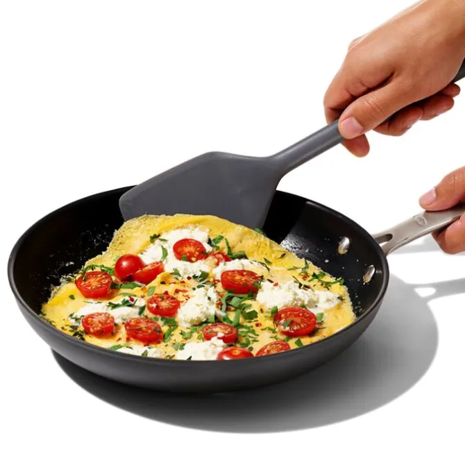 OXO Good Grips spatel 30 cm silicone grijs