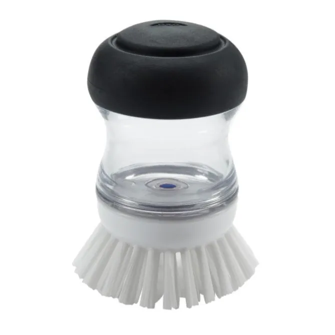 OXO handborstel met zeepdispenser en houder kunststof
