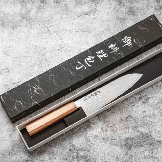 Pateru Santoku 18 cm SG-2 staal