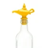 Peleg Oiladdin schenktuit en stopper 9 cm silicone geel