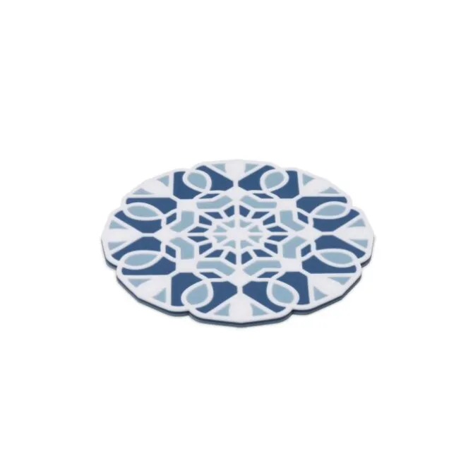 Peleg TriveTile - Navy onderzetter silicone 3-delig